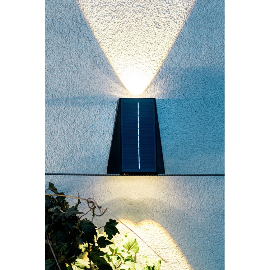 Brilagi - Applique a LED solare PYRAMID LED/2W/3,2V IP54