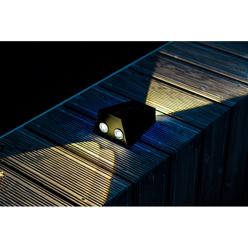 Brilagi - Applique a LED solare PYRAMID LED/2W/3,2V IP54