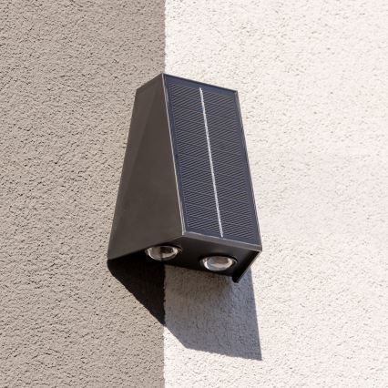 Brilagi - Applique a LED solare PYRAMID LED/2W/3,2V IP54