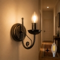 BRILAGI - Applique a LED STEFANO 1xE14/40W/230V patina nera