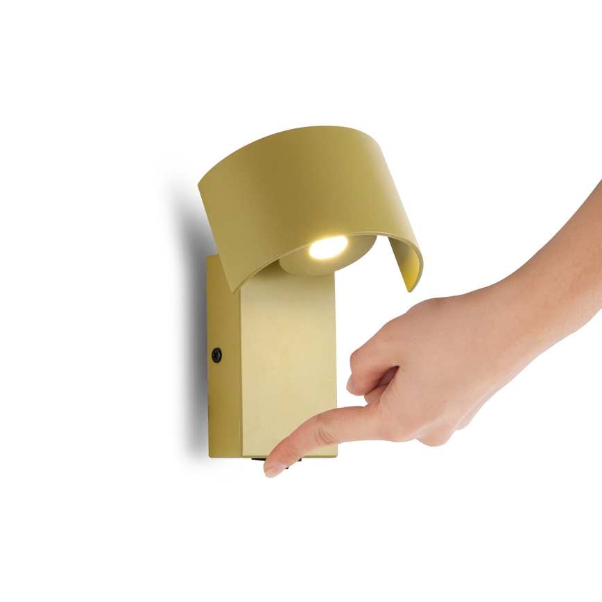 Brilagi - Applique a LED VASTO LED/3W/230V giallo