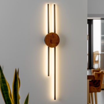 Brilagi - Applique a LED WOODY COLLINE LED/15W/230V 80 cm quercia ciliegio