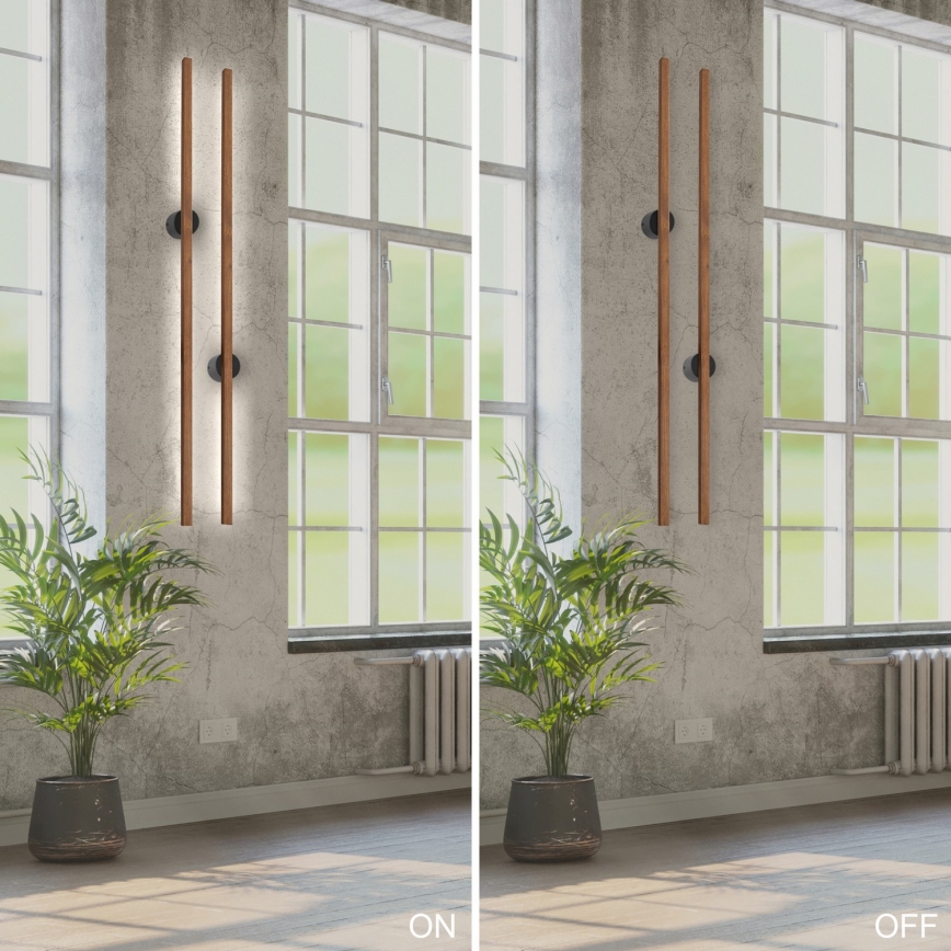 Brilagi - Applique a LED WOODY LINE LED/12W/230V 120 cm quercia ciliegio
