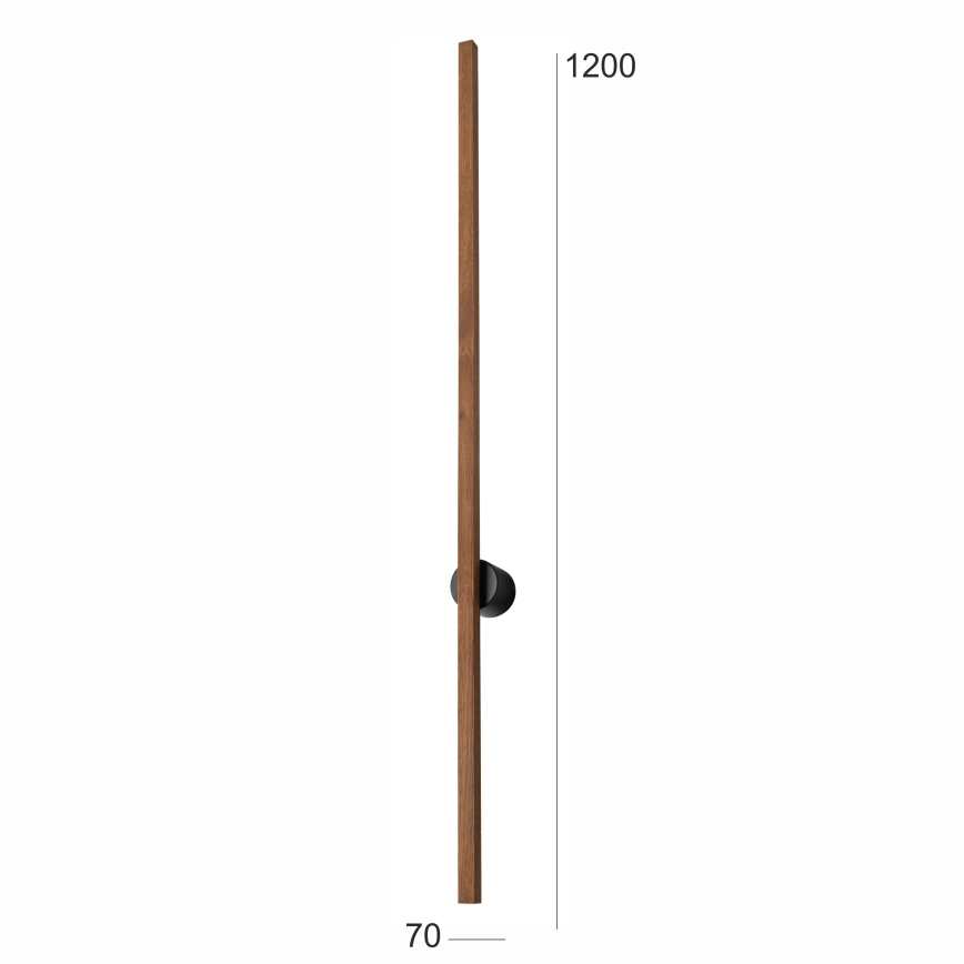 Brilagi - Applique a LED WOODY LINE LED/12W/230V 120 cm quercia ciliegio