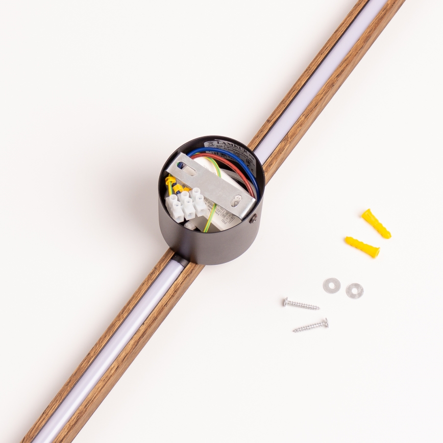 Brilagi - Applique a LED WOODY LINE LED/12W/230V 120 cm quercia