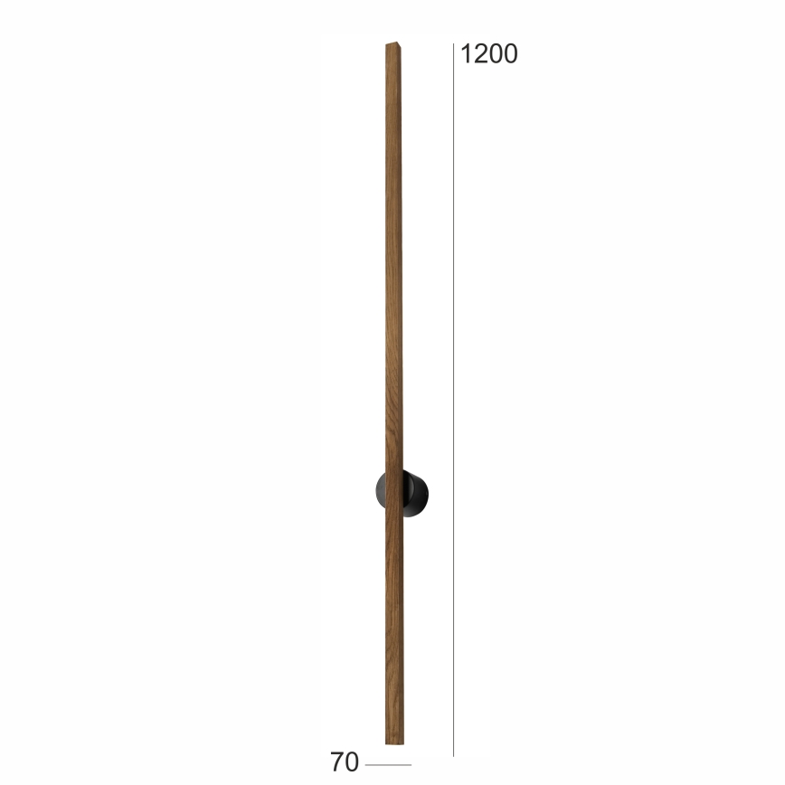 Brilagi - Applique a LED WOODY LINE LED/12W/230V 120 cm quercia