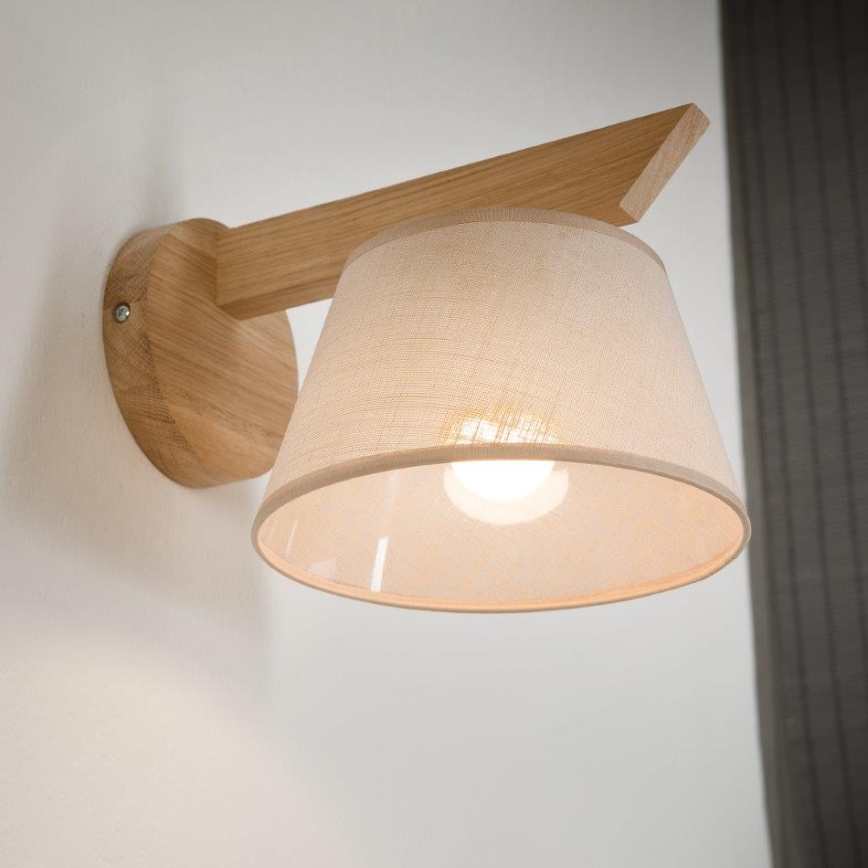 Brilagi - Applique ANTHONY 1xE14/40W/230V quercia/beige