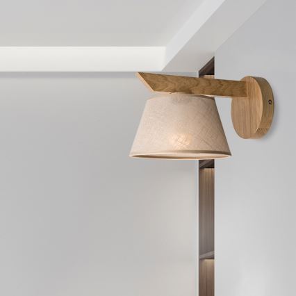 Brilagi - Applique ANTHONY 1xE14/40W/230V quercia/beige