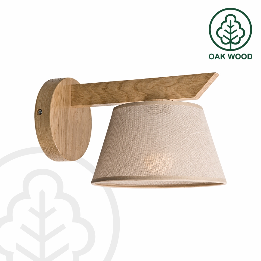 Brilagi - Applique ANTHONY 1xE14/40W/230V quercia/beige