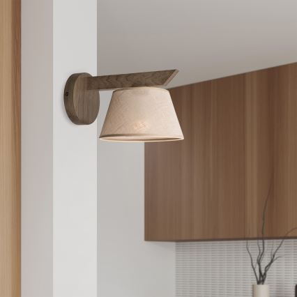 Brilagi - Applique ANTHONY 1xE14/40W/230V quercia/beige