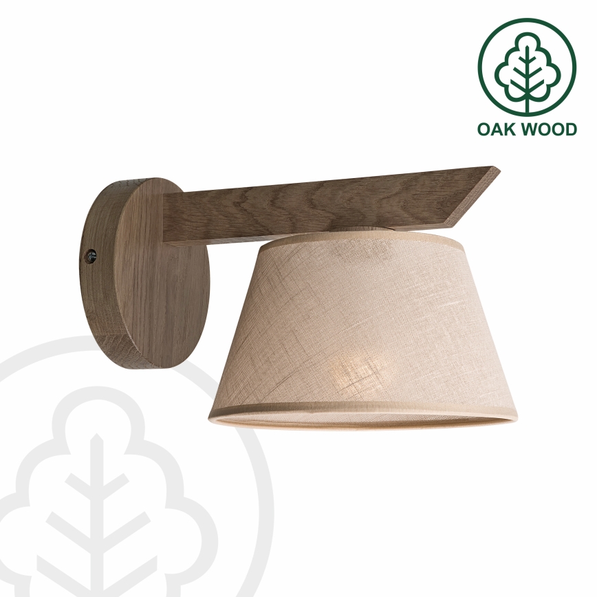 Brilagi - Applique ANTHONY 1xE14/40W/230V quercia/beige