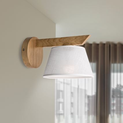Brilagi - Applique ANTHONY 1xE14/40W/230V quercia/bianco