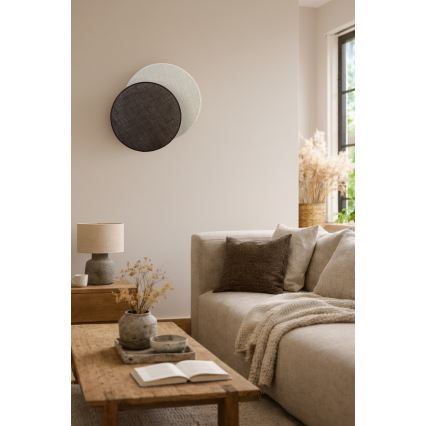 Brilagi - Applique CIRCLES 1xE27/60W/230V Ø 45 cm crema/marrone