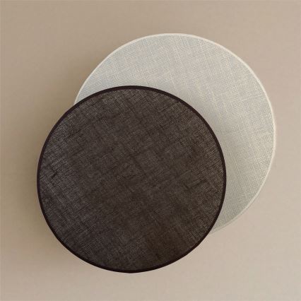 Brilagi - Applique CIRCLES 1xE27/60W/230V Ø 45 cm crema/marrone