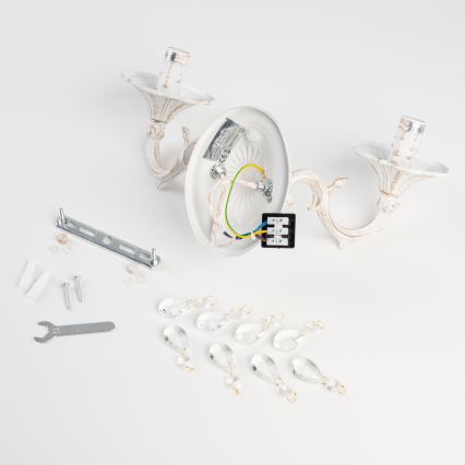BRILAGI - Applique CLASSIC 2xE14/10W/230V crema/patina