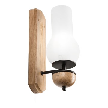 Brilagi - Applique COTTAGE 1xE14/40W/230V quercia/bianco