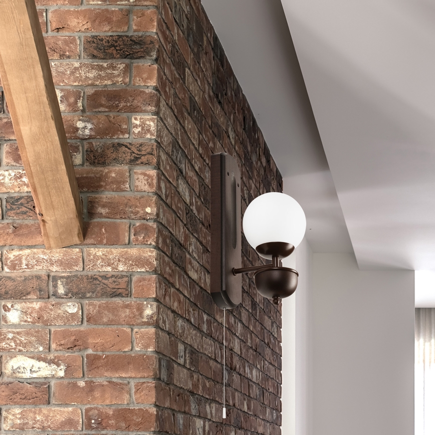 Brilagi - Applique COTTAGE 1xG9/40W/230V faggio/bianco