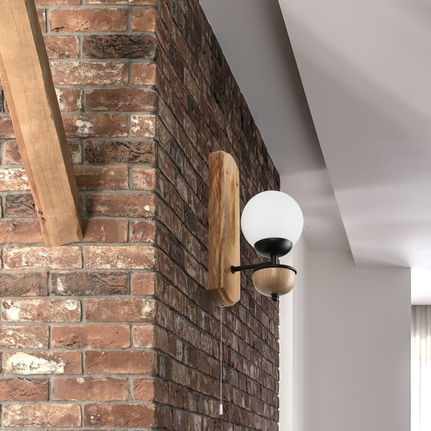 Brilagi - Applique COTTAGE 1xG9/40W/230V quercia/bianco
