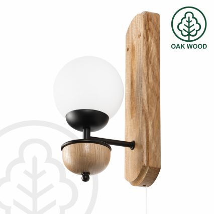 Brilagi - Applique COTTAGE 1xG9/40W/230V quercia/bianco