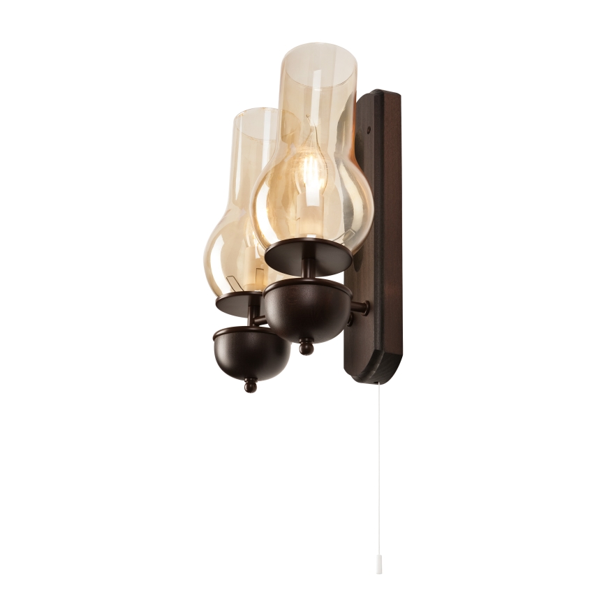 Brilagi - Applique COTTAGE 2xE14/40W/230V faggio/marrone