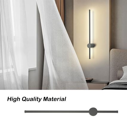 Brilagi - Applique LED da esterno AURA LED/12W/230V 3000K IP54 65 cm antracite CRI 90