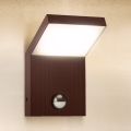 Brilagi - Applique da esterno a LED con sensore RIANO LED/8W/230V marrone IP65