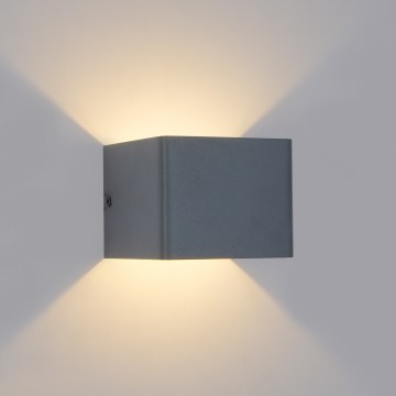 Brilagi - Applique da esterno a LED DONNANI LED/5W/230V 10 cm antracite IP44