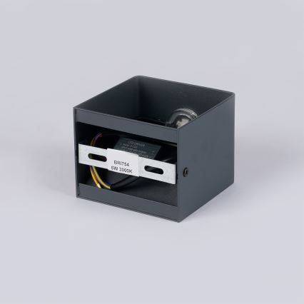 Brilagi - Applique da esterno a LED DONNANI LED/5W/230V 10 cm antracite IP44