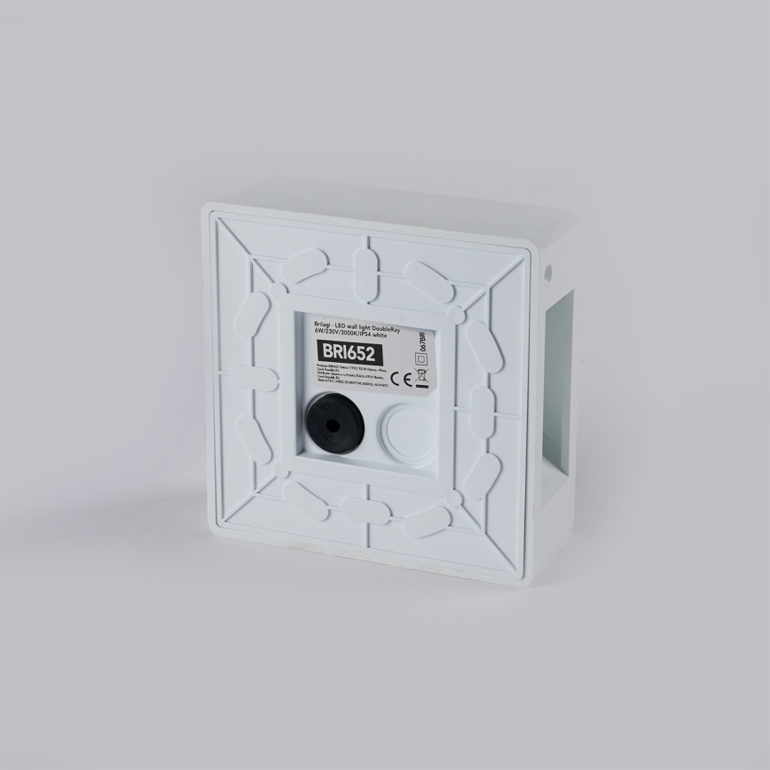 Brilagi - Applique da esterno a LED DOUBLERAY LED/6W/230V bianca IP54