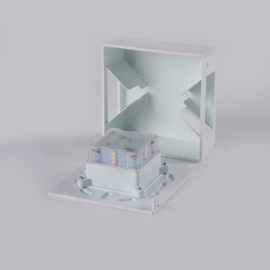 Brilagi - Applique da esterno a LED DOUBLERAY LED/6W/230V bianca IP54