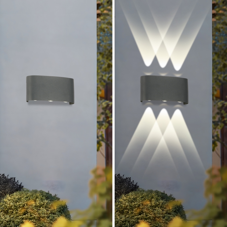 Brilagi - Applique da esterno a LED FLAREBOX 6W 230V antracite IP65