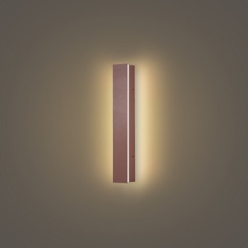Brilagi - Applique da esterno a LED LINEAR LED/8W/230V 3000K IP65 30 cm marrone CRI 90