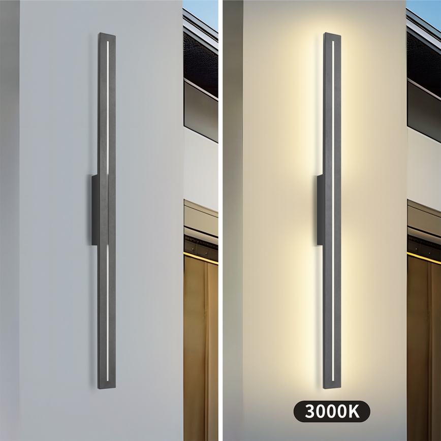 Brilagi - Applique da esterno LED LINEO LED/24W/230V 3000K IP65 100 cm antracite