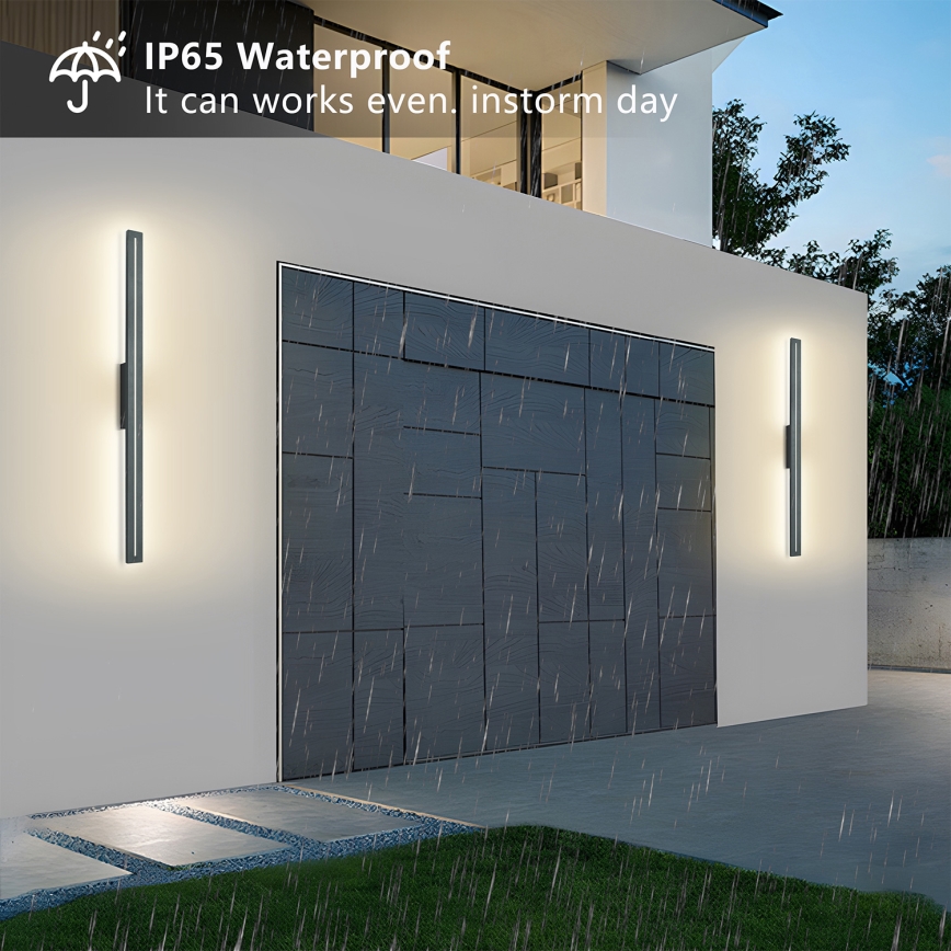Brilagi - Applique da esterno LED LINEO LED/24W/230V 3000K IP65 100 cm antracite