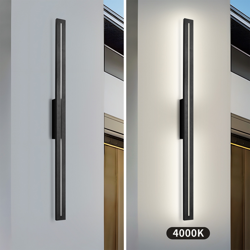 Brilagi - Applique da esterno LINEO LED/24W/230V 4000K IP65 100 cm nera