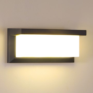 Brilagi - Applique da esterno BRICKY 1xE27/60W/230V antracite IP54