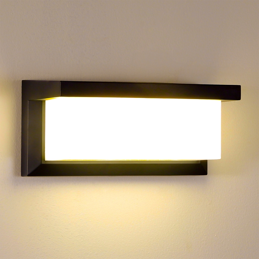 Brilagi - Applique da esterno BRICKY 1xE27/60W/230V nero IP54