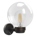 Brilagi - Applique da esterno con sensore di movimento HARBOR 1xE27/40W/230V IP33 antracite/trasparente