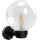 Brilagi - Applique da esterno con sensore di movimento HARBOR 1xE27/40W/230V IP33 nero/trasparente