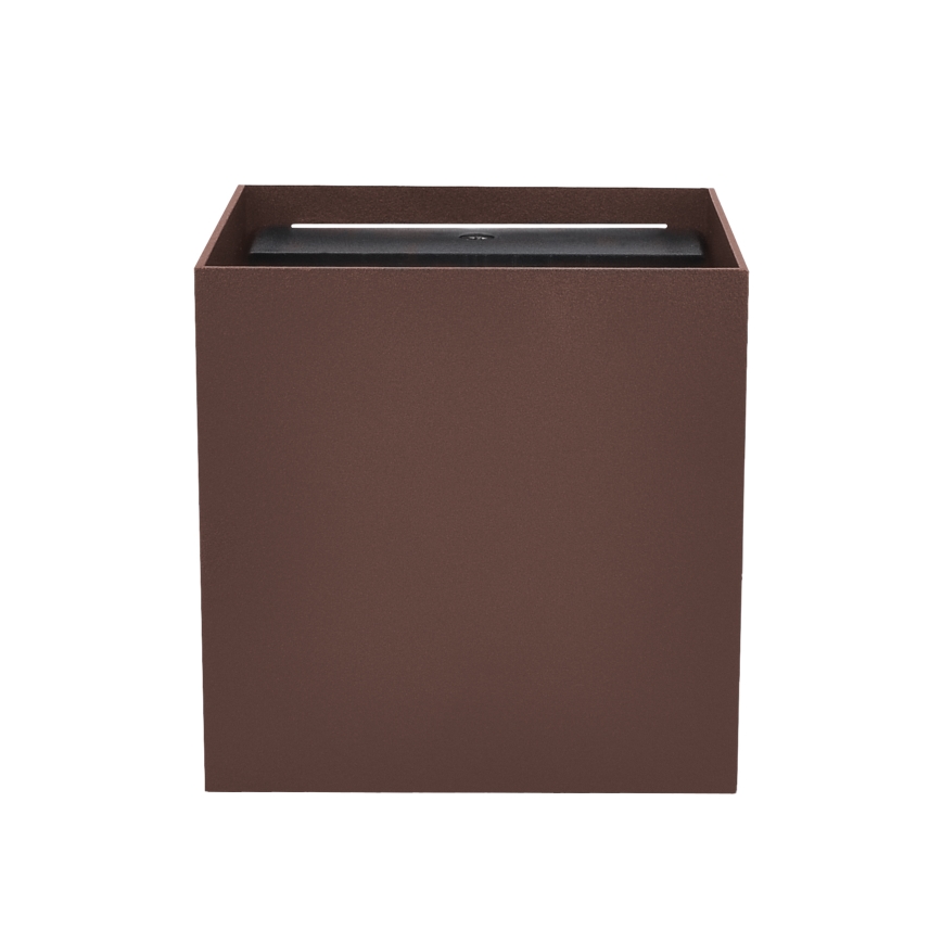 Brilagi - Applique da esterno CUBE LED/6W/230V marrone IP54