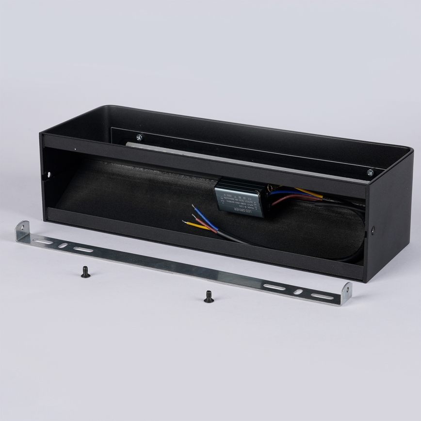 Brilagi - Applique da esterno DONNANI a LED, 12W/230V, 30 cm, nera, IP44