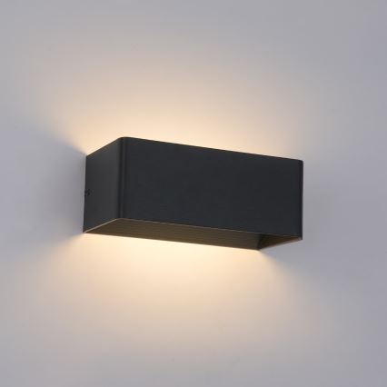 Brilagi - Applique da esterno DONNANI LED/7W/230V, 20 cm, nera, IP44
