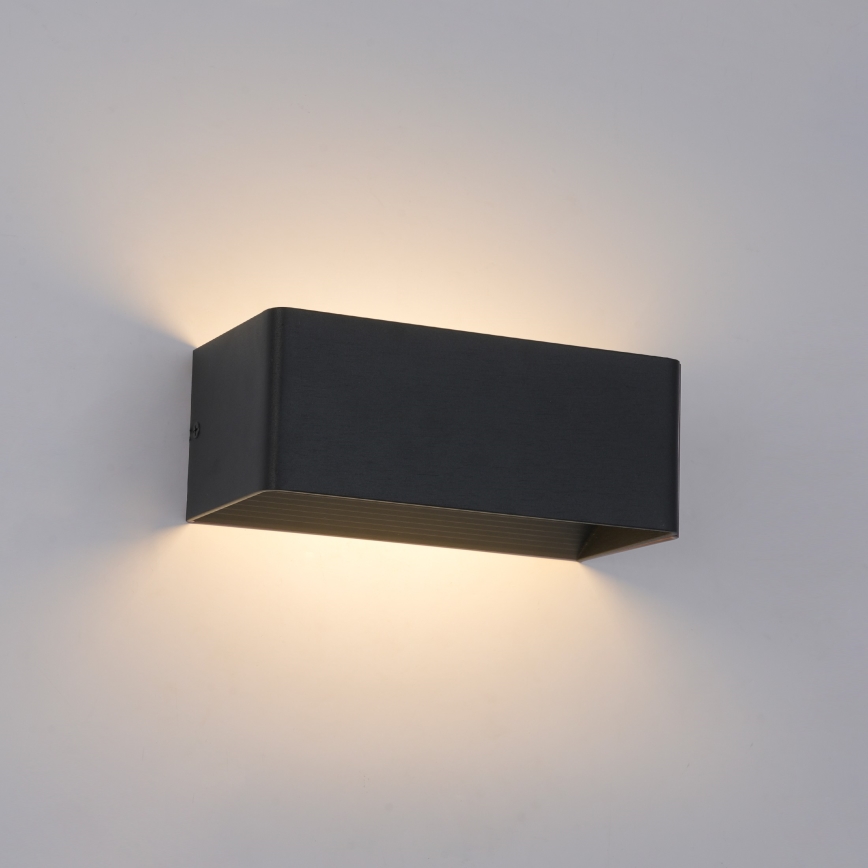 Brilagi - Applique da esterno DONNANI LED/7W/230V, 20 cm, nera, IP44
