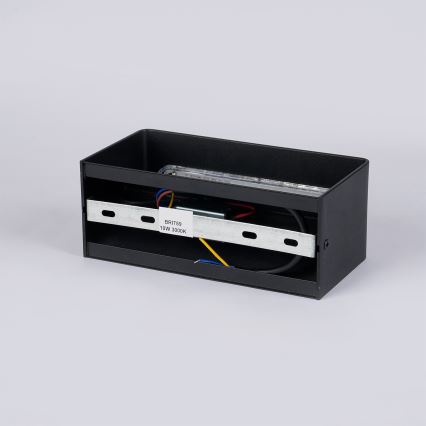 Brilagi - Applique da esterno DONNANI LED/7W/230V, 20 cm, nera, IP44