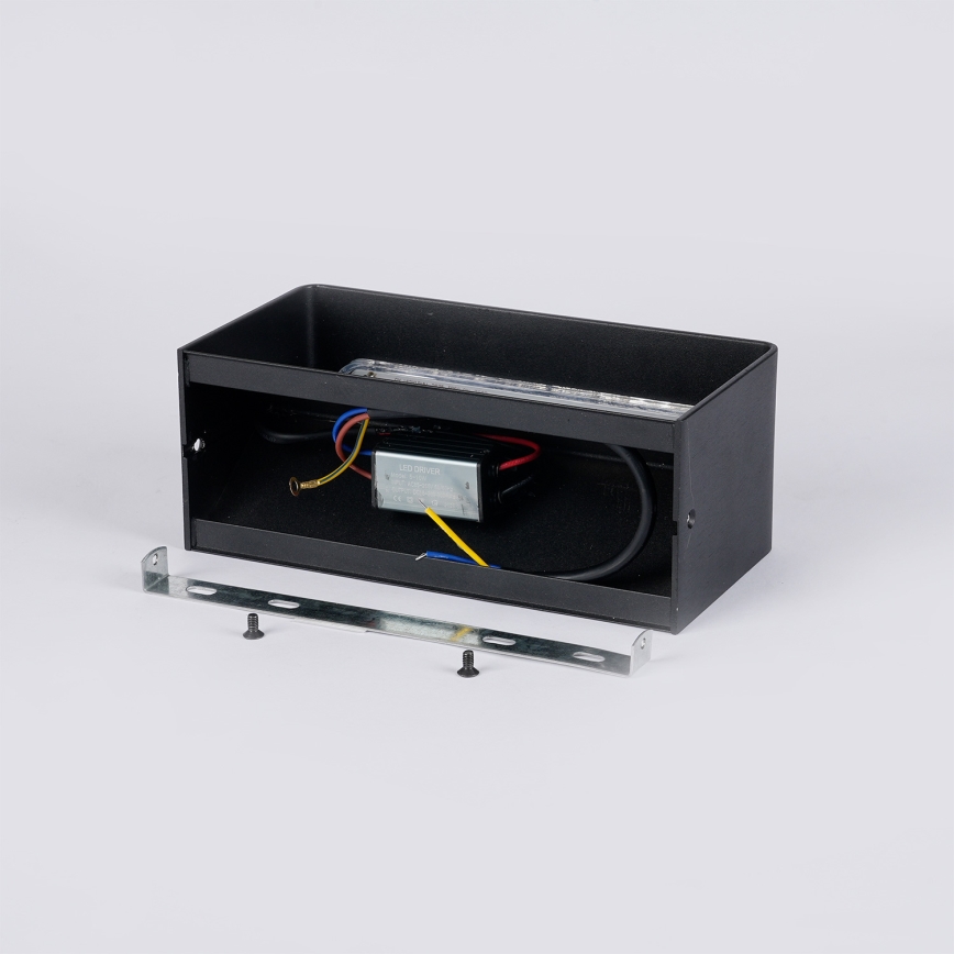Brilagi - Applique da esterno DONNANI LED/7W/230V, 20 cm, nera, IP44