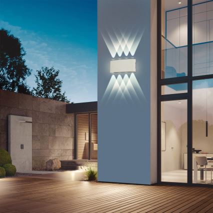 Brilagi - Applique da esterno FLAREBOX LED/8W/230V bianco IP65