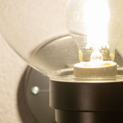 BRILAGI - Applique da esterno HARBOR 1xE27/40W/230V IP33 antracite/trasparente