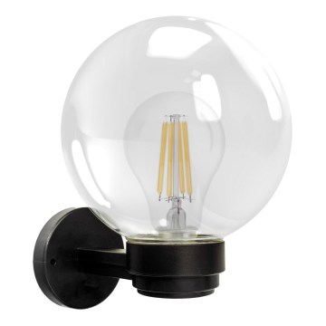 Brilagi - Applique da esterno HARBOR 1xE27/40W/230V IP33 nero/trasparente