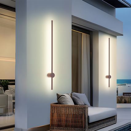 Brilagi - Applique da esterno LED AURA LED/20W/230V 3000K IP54 97 cm marrone CRI 90