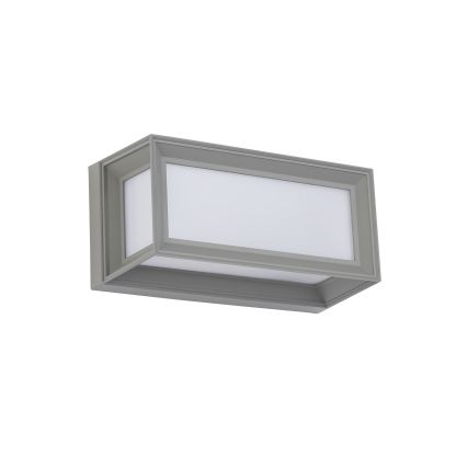 Brilagi - Applique LED da esterno con sensore PARKER LED/12W/230V grigio IP44